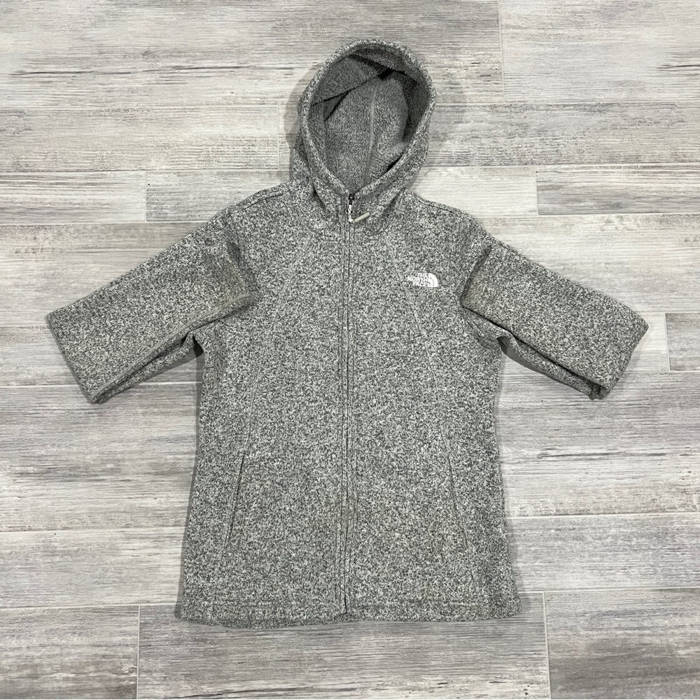 The North Face Fleece‎ Full Zip Hoodie Jacket (Women's Small) Gray